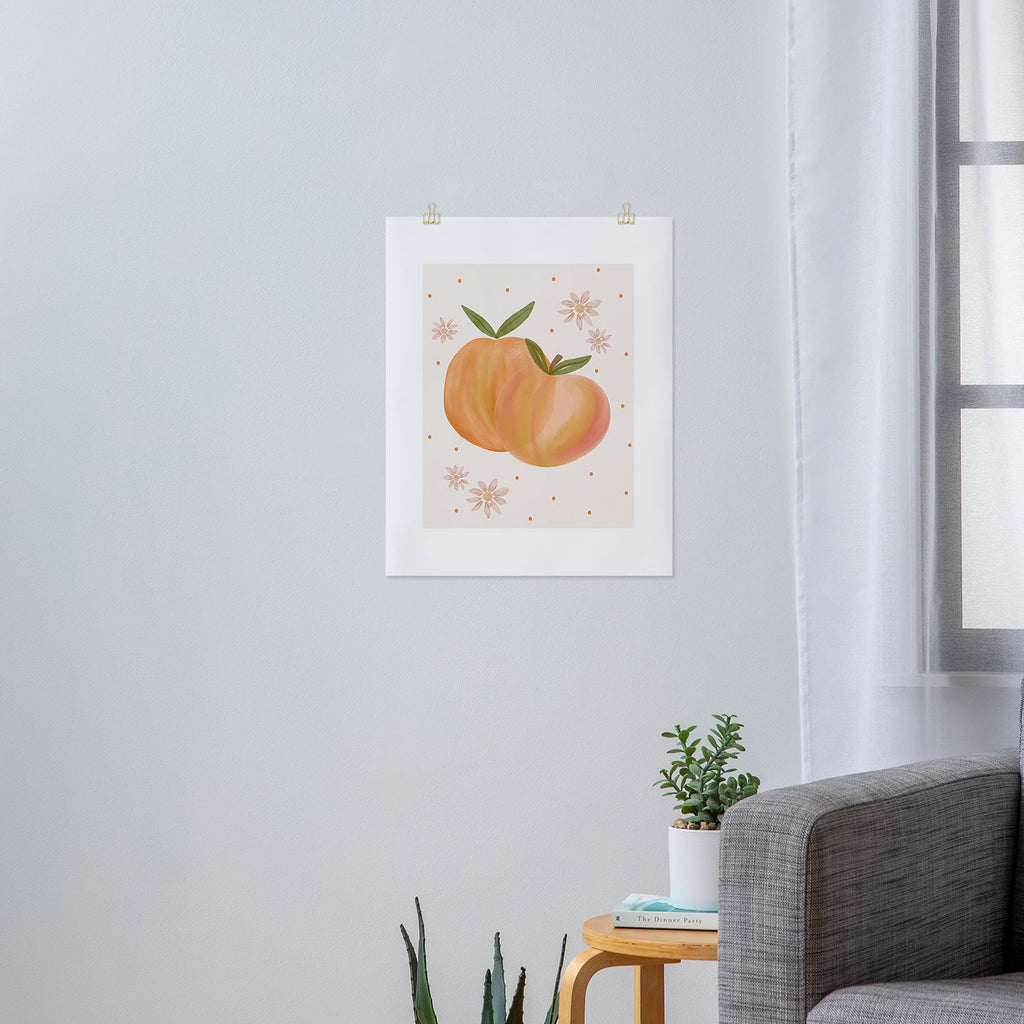 Menina Lisboa Spring Peaches Art Print