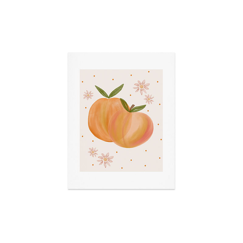 Menina Lisboa Spring Peaches Art Print