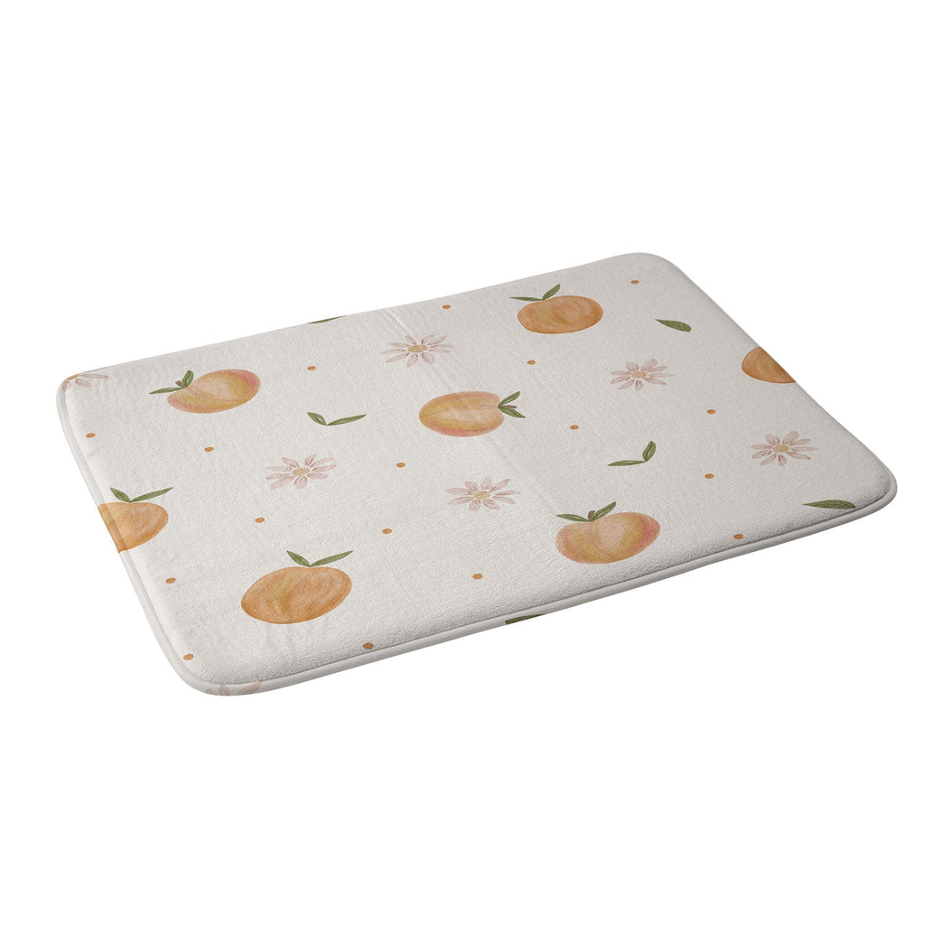 Menina Lisboa Spring Peaches Memory Foam Bath Mat