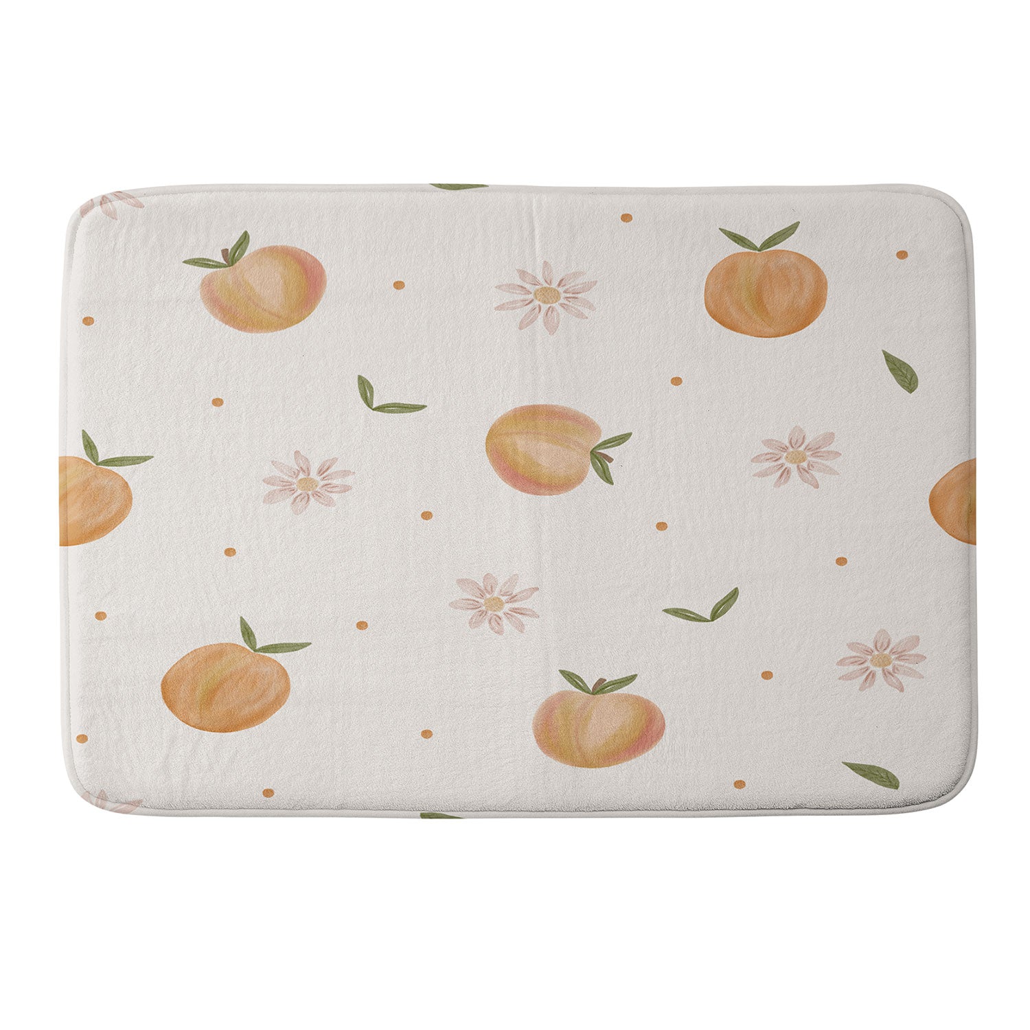 Menina Lisboa Spring Peaches Memory Foam Bath Mat