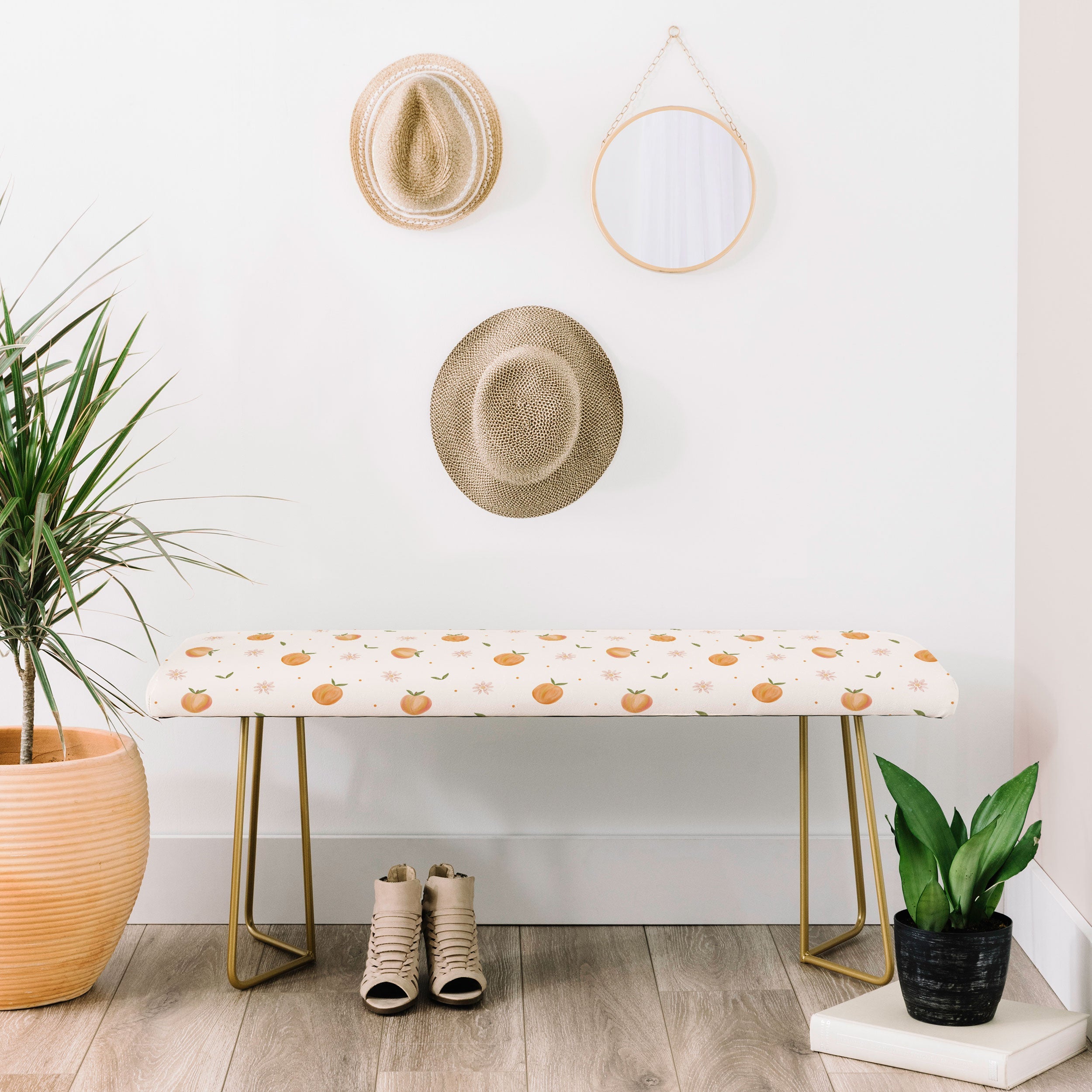 Menina Lisboa Spring Peaches Bench