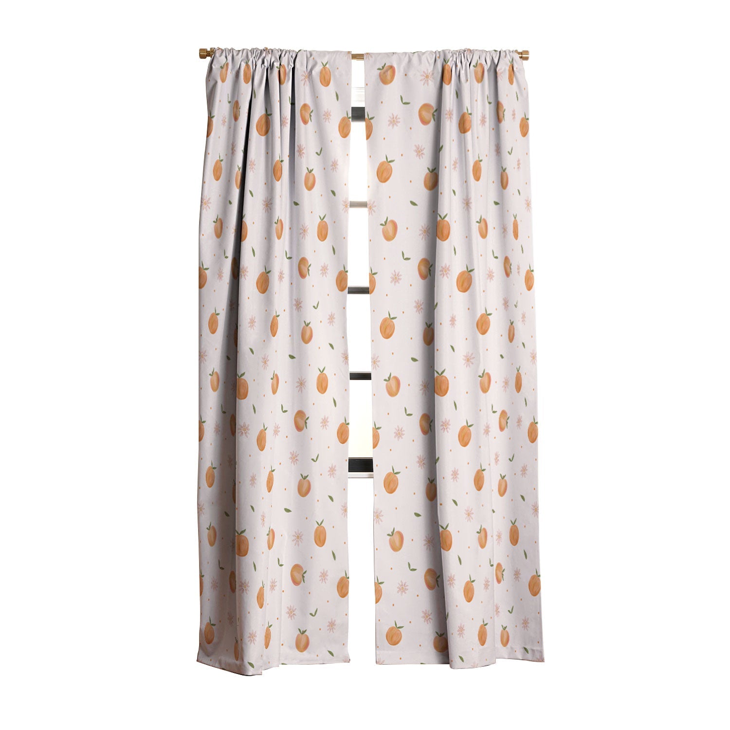 Menina Lisboa Spring Peaches Blackout Window Curtain