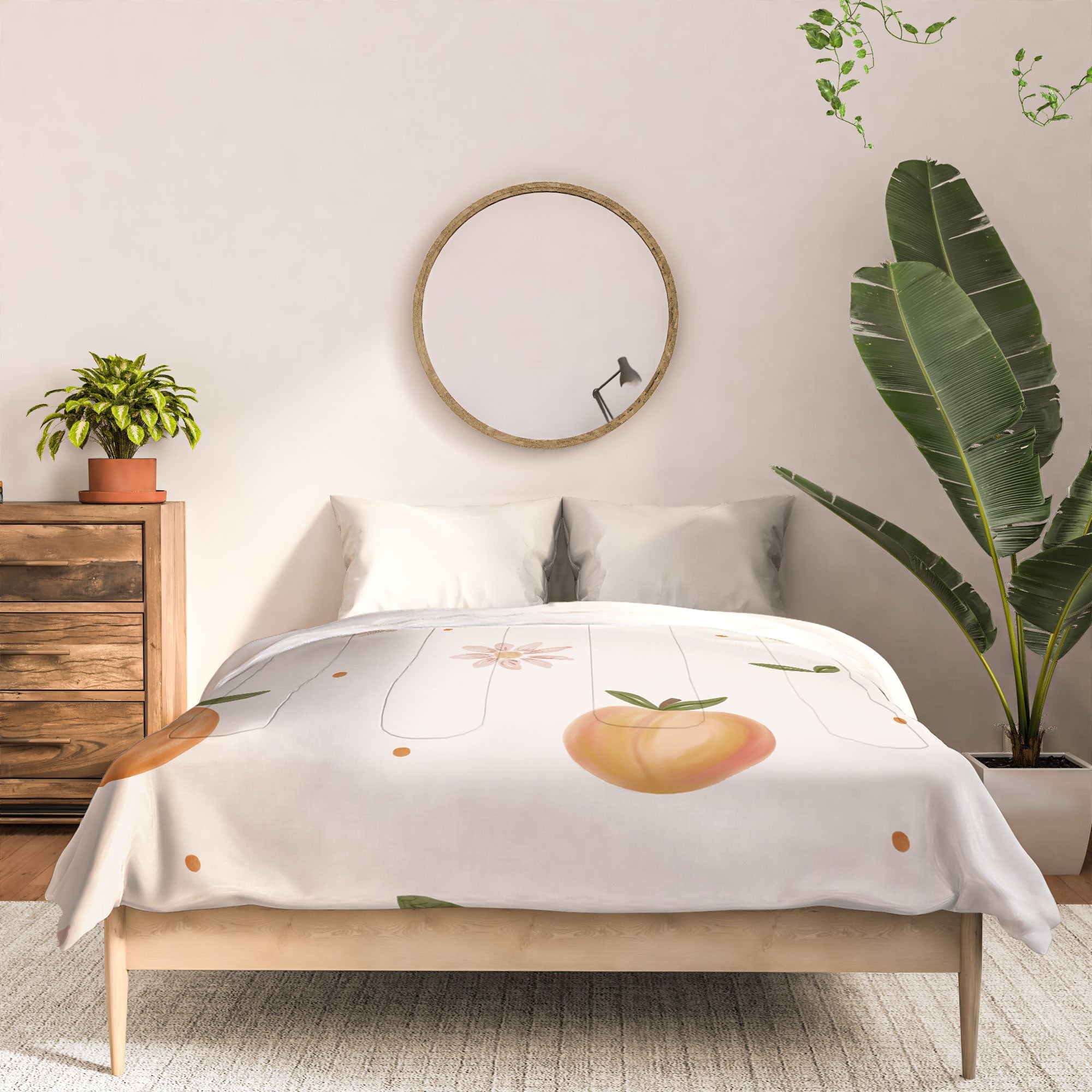 Menina Lisboa Spring Peaches Comforter