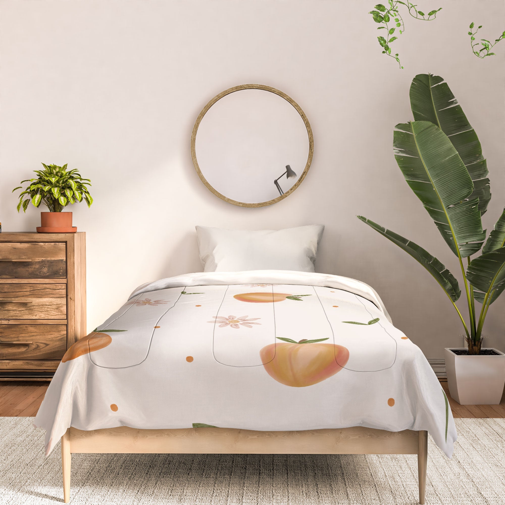 Menina Lisboa Spring Peaches Comforter