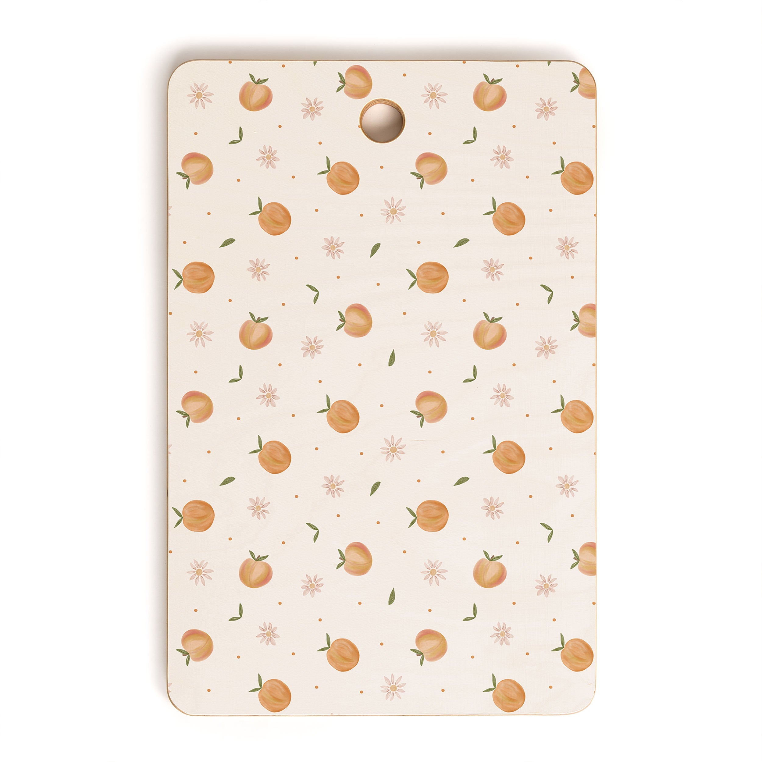 Menina Lisboa Spring Peaches Cutting Board Rectangle