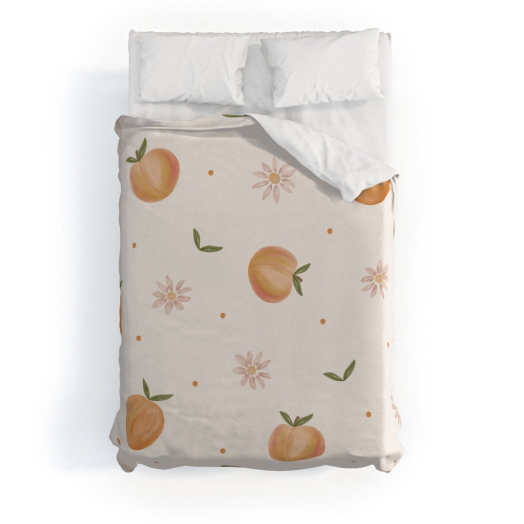 Menina Lisboa Spring Peaches Duvet Cover