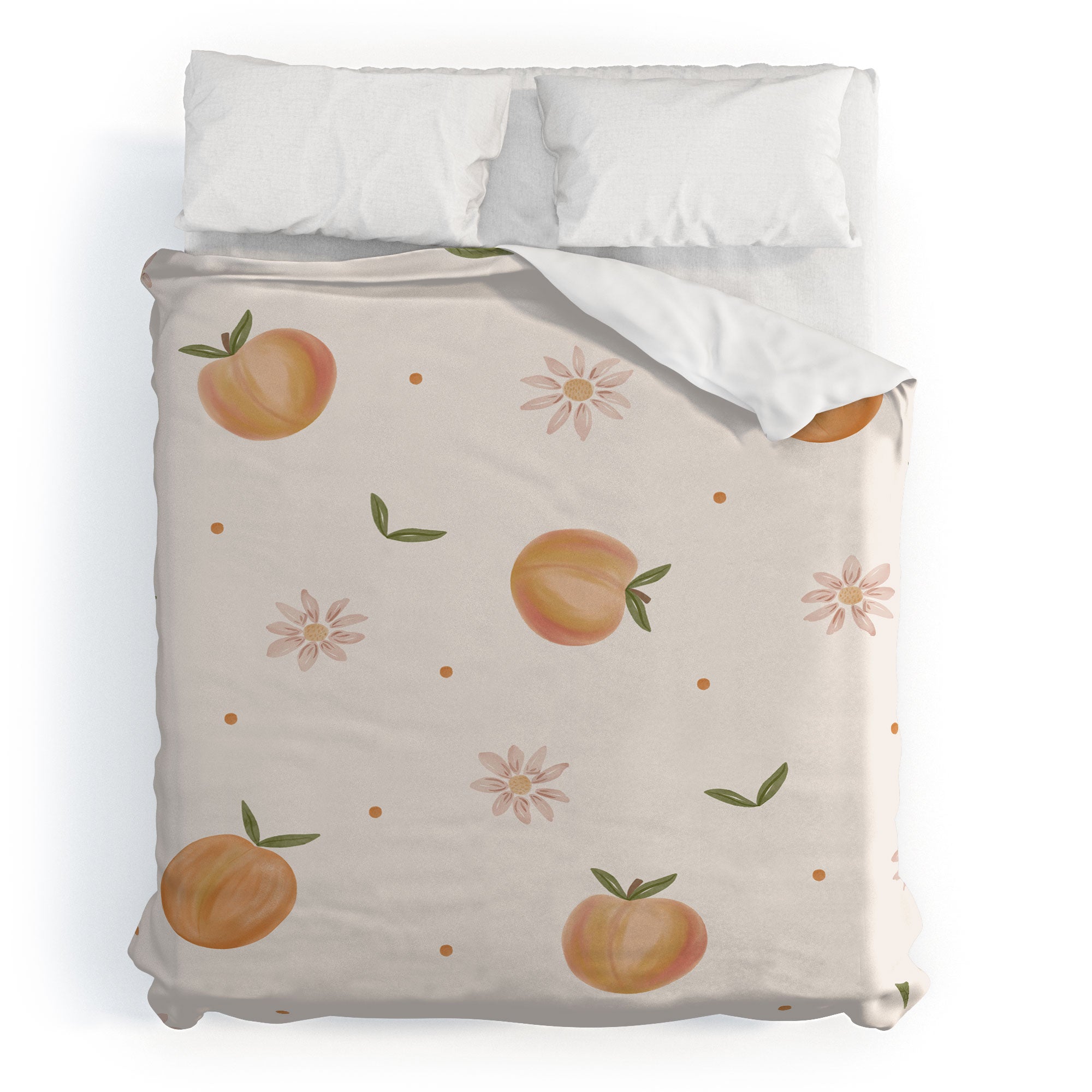 Menina Lisboa Spring Peaches Duvet Cover