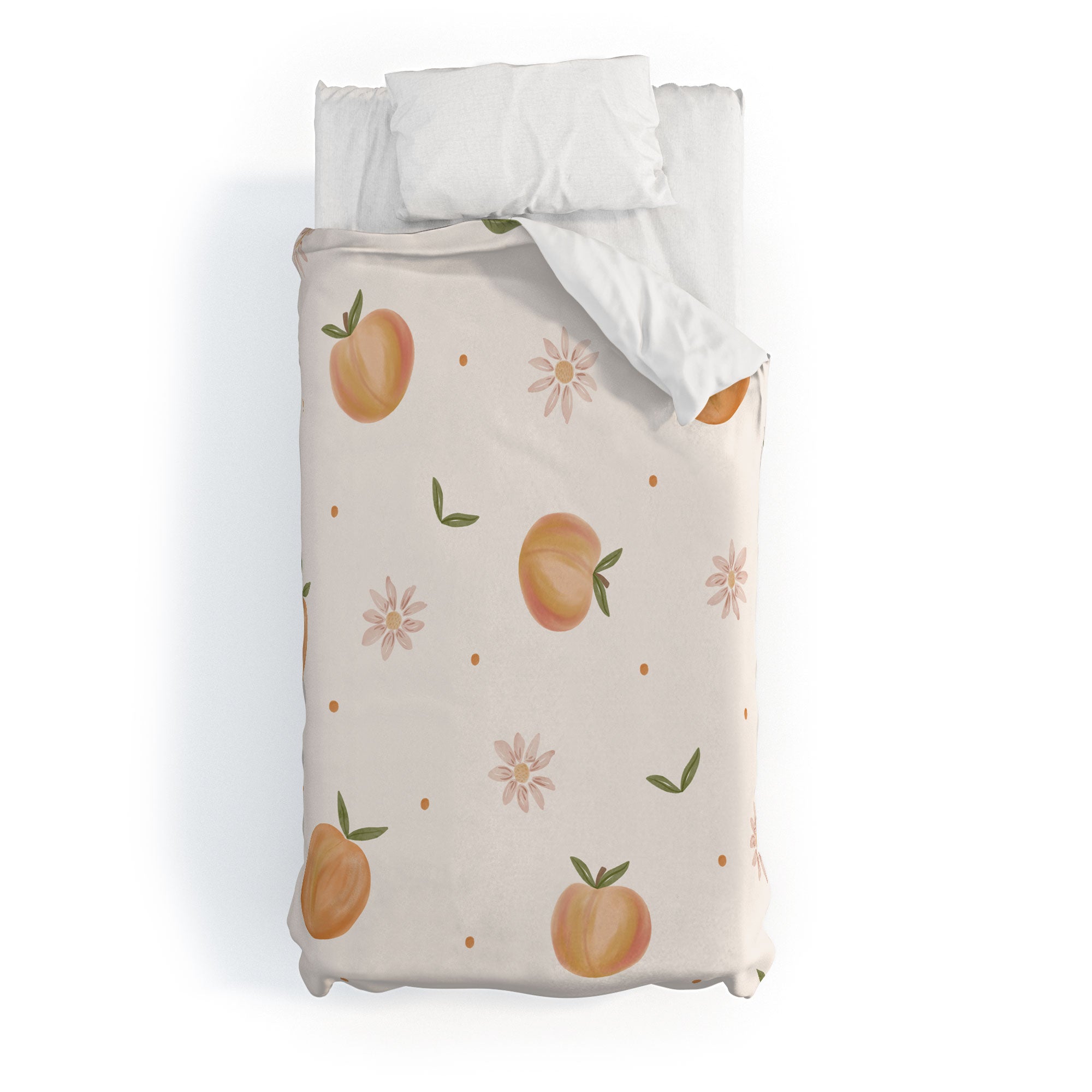 Menina Lisboa Spring Peaches Duvet Cover