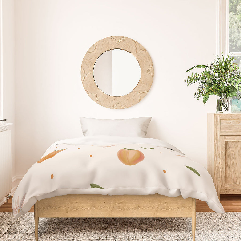 Menina Lisboa Spring Peaches Duvet Cover