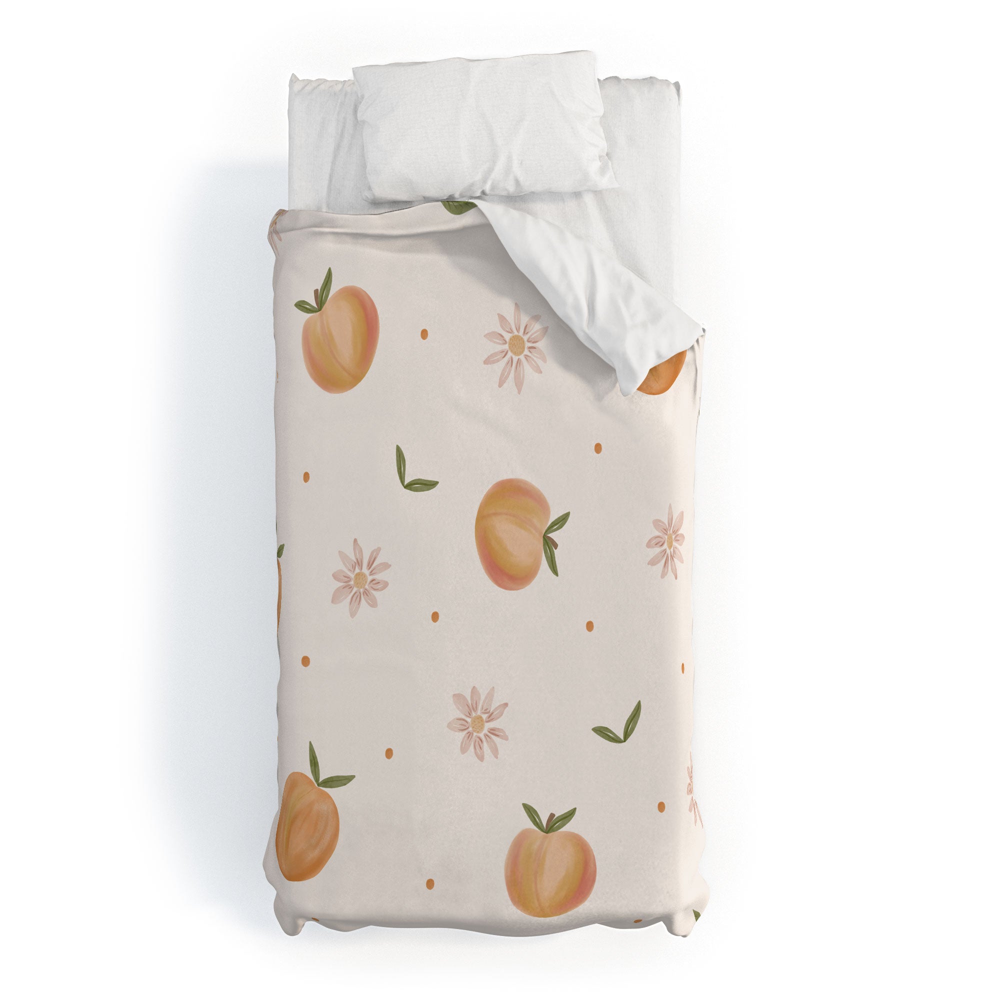 Menina Lisboa Spring Peaches Duvet Cover
