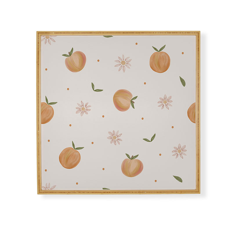 Menina Lisboa Spring Peaches Framed Wall Art