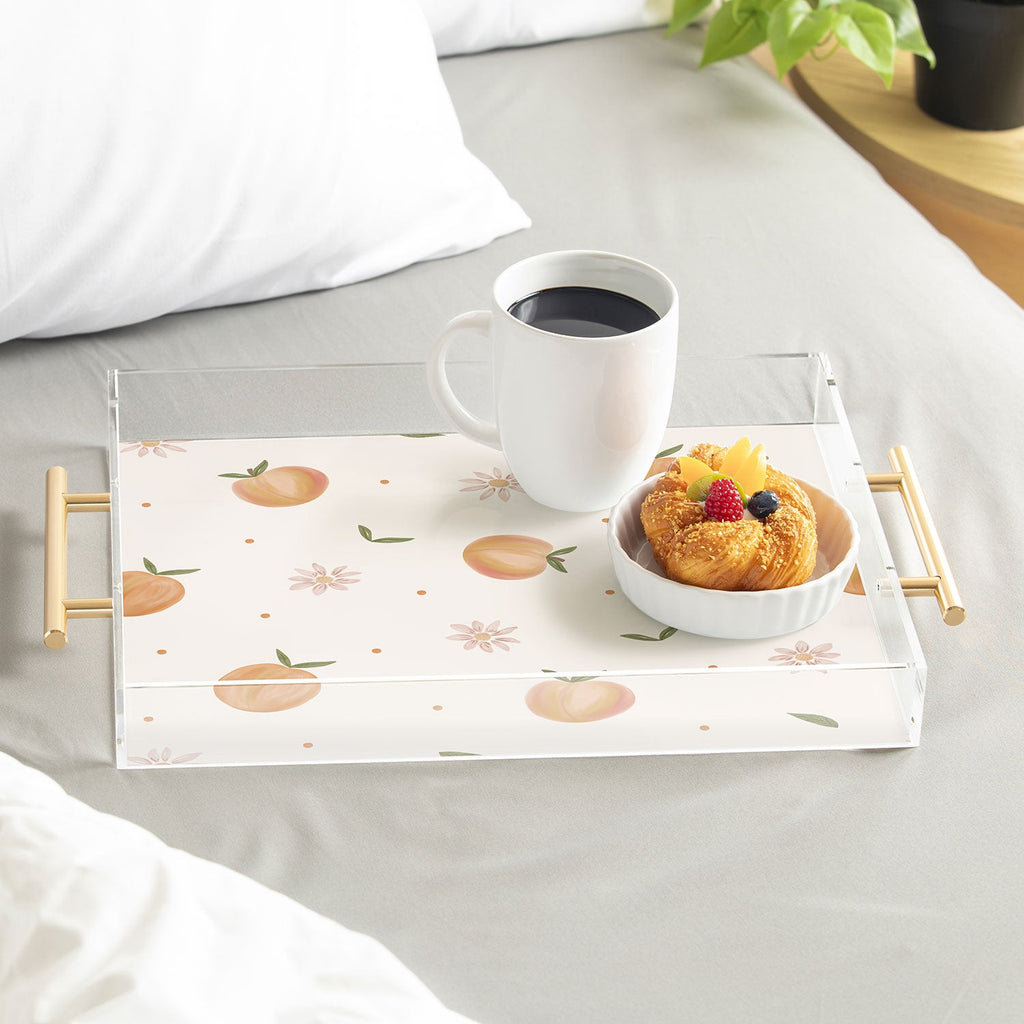 Menina Lisboa Spring Peaches Acrylic Tray