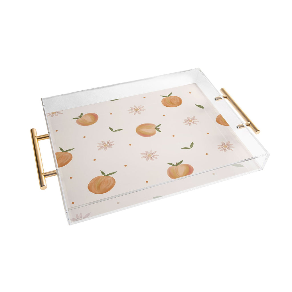 Menina Lisboa Spring Peaches Acrylic Tray