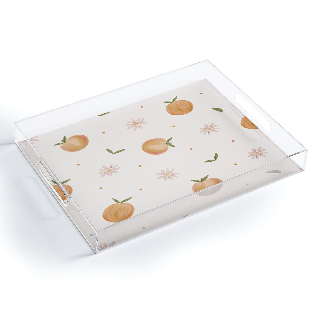Menina Lisboa Spring Peaches Acrylic Tray