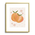 Menina Lisboa Spring Peaches Metal Framed Art Print