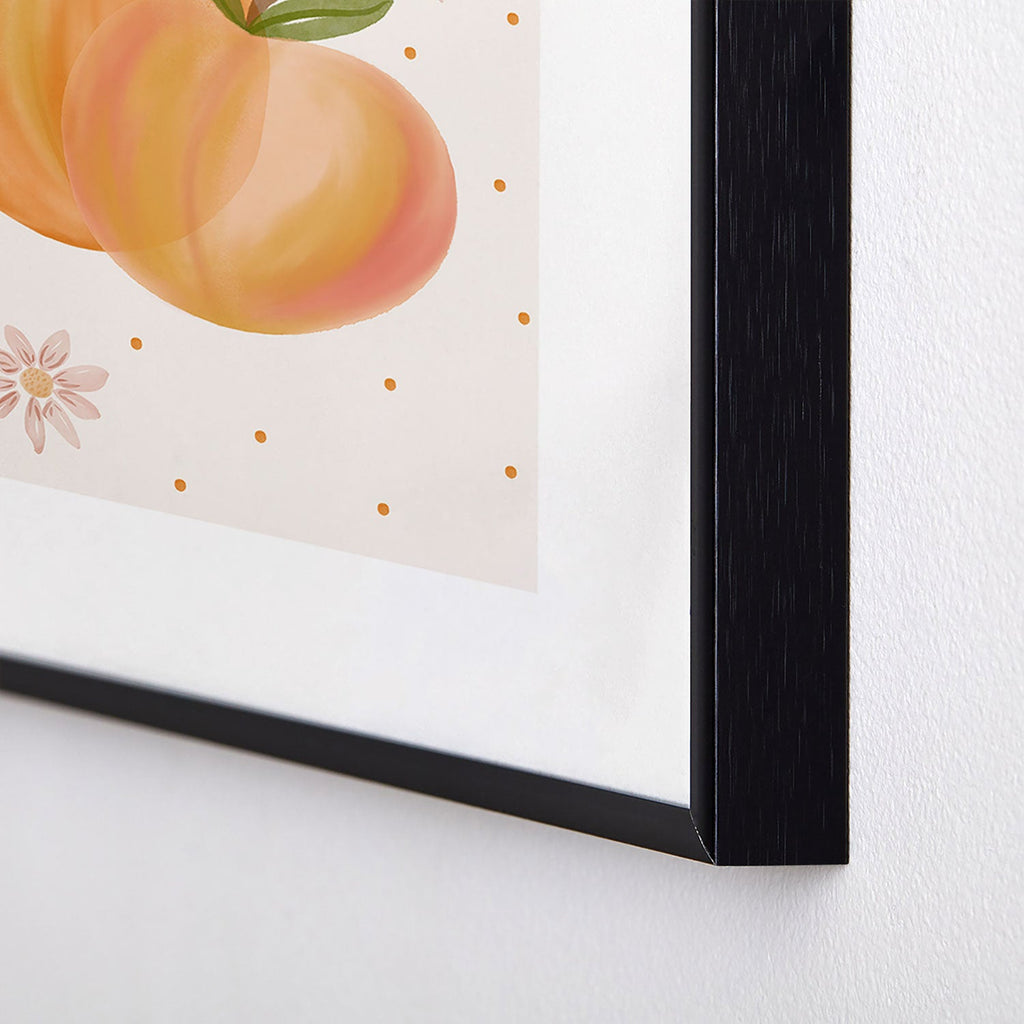 Menina Lisboa Spring Peaches Metal Framed Art Print