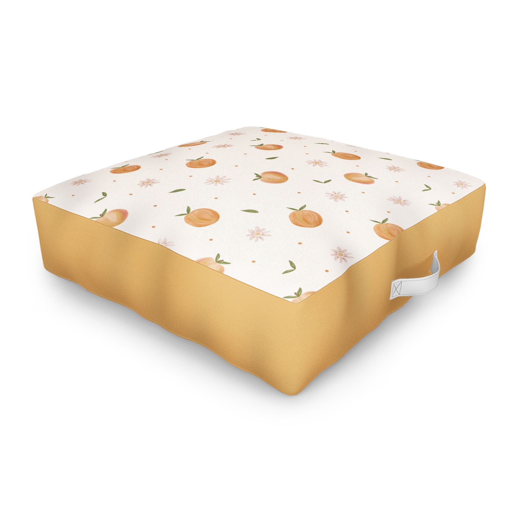 Menina Lisboa Spring Peaches Outdoor Floor Cushion