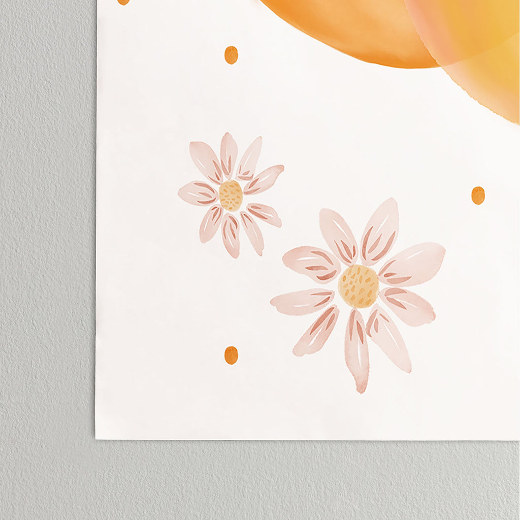 Menina Lisboa Spring Peaches Poster