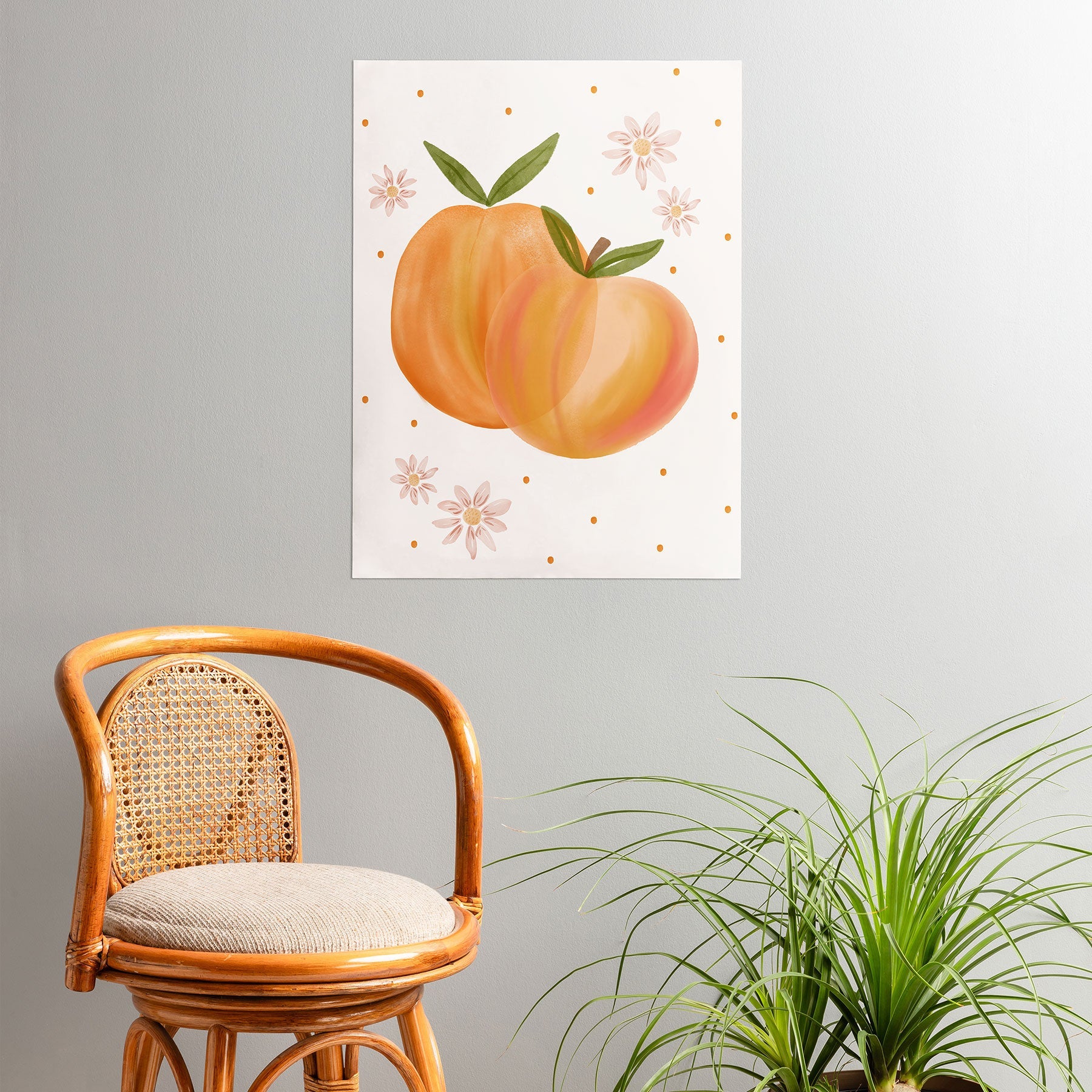 Menina Lisboa Spring Peaches Poster