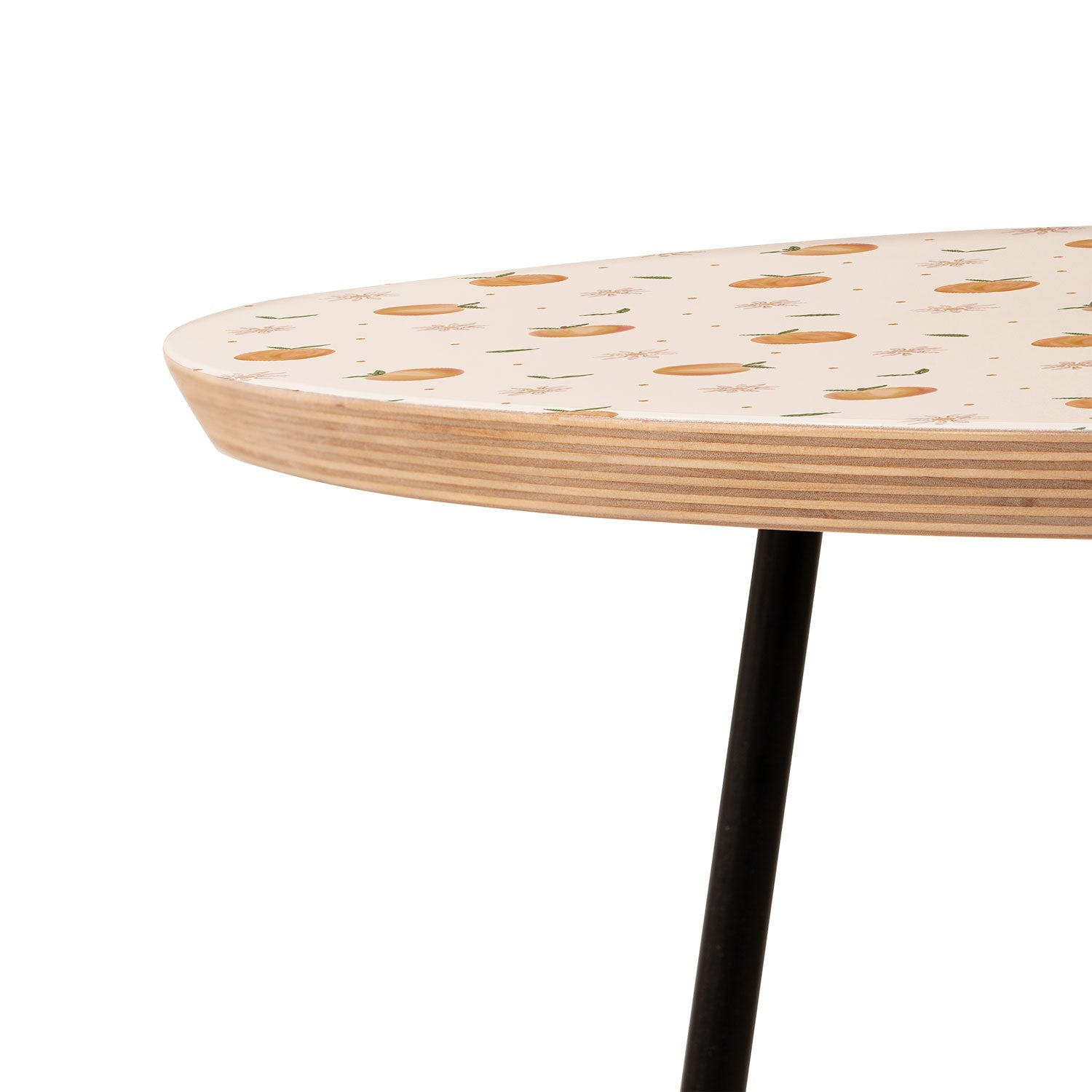 Menina Lisboa Spring Peaches Round Side Table