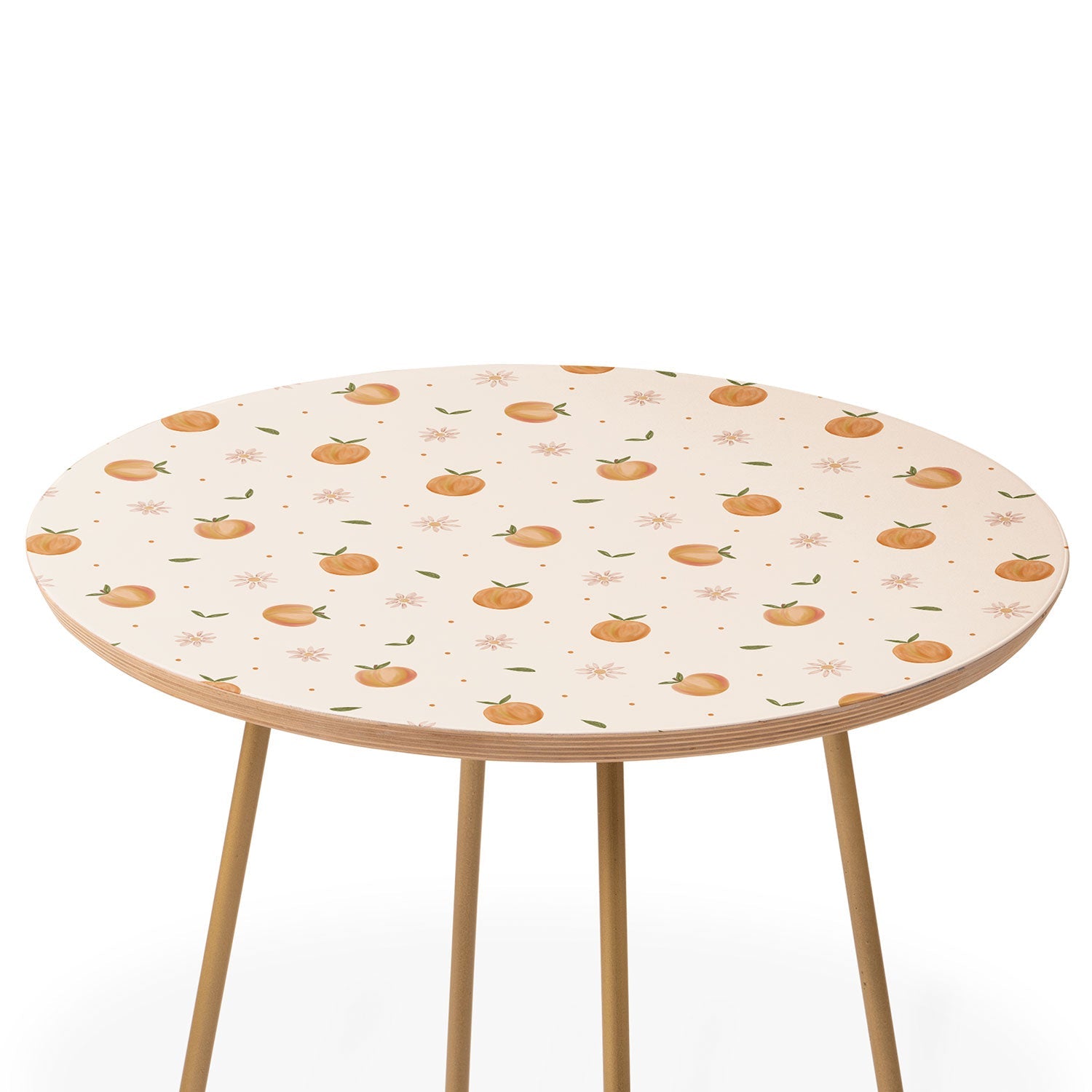 Menina Lisboa Spring Peaches Round Side Table