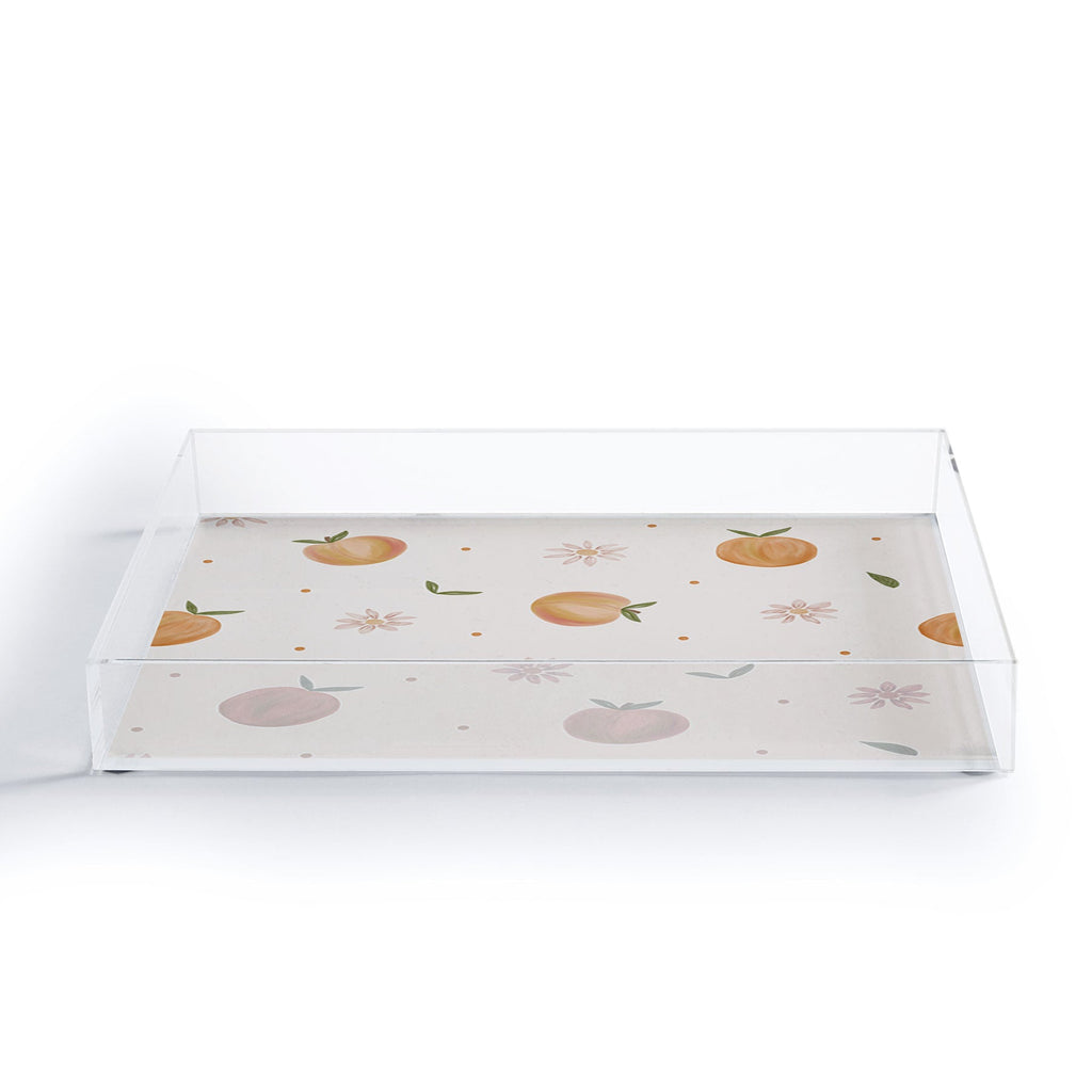 Menina Lisboa Spring Peaches Acrylic Tray