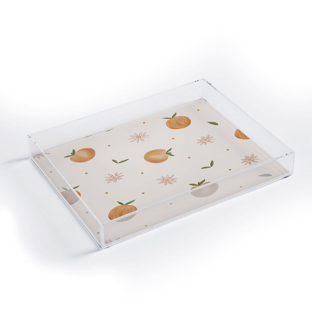 Menina Lisboa Spring Peaches Acrylic Tray