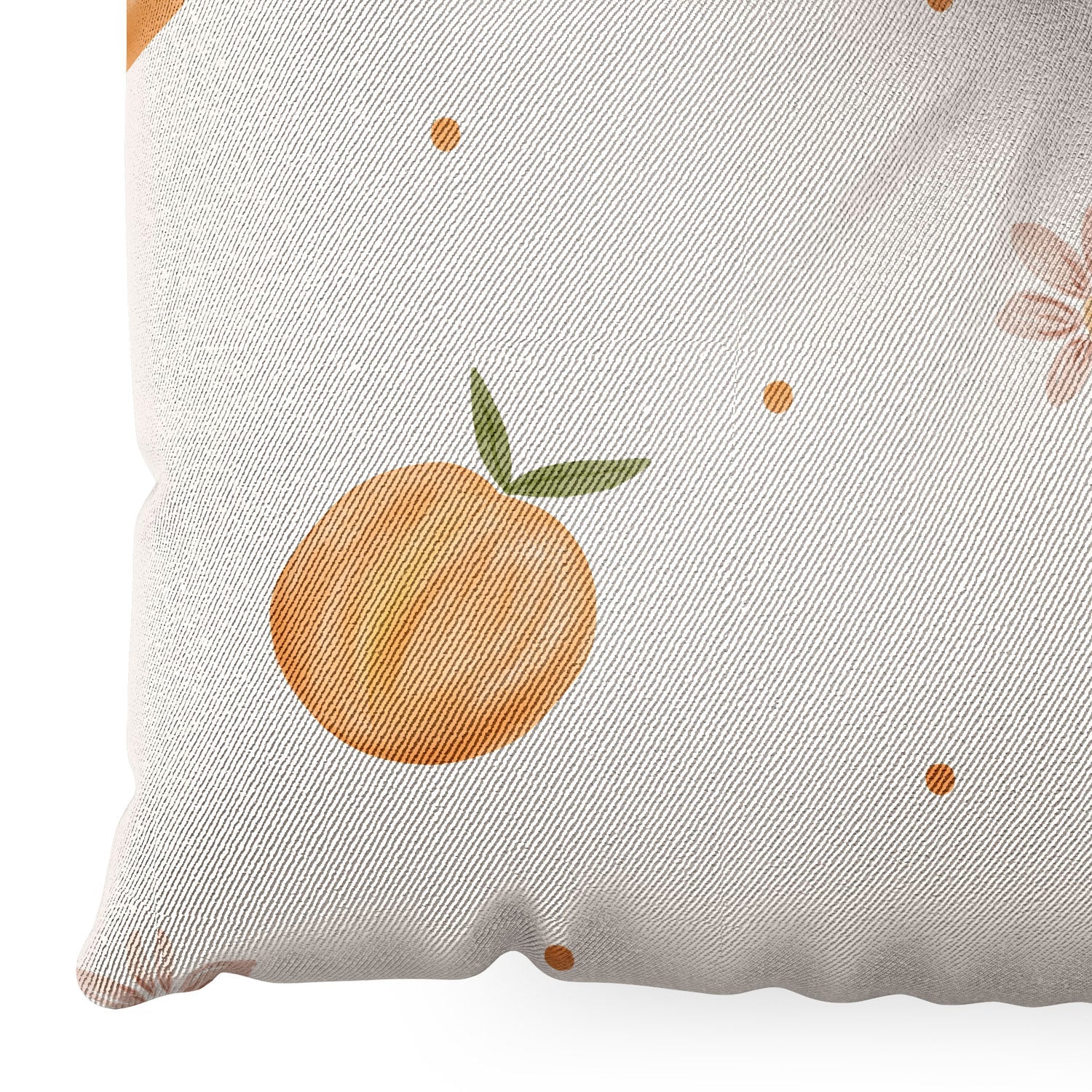 Menina Lisboa Spring Peaches Floor Pillow Square