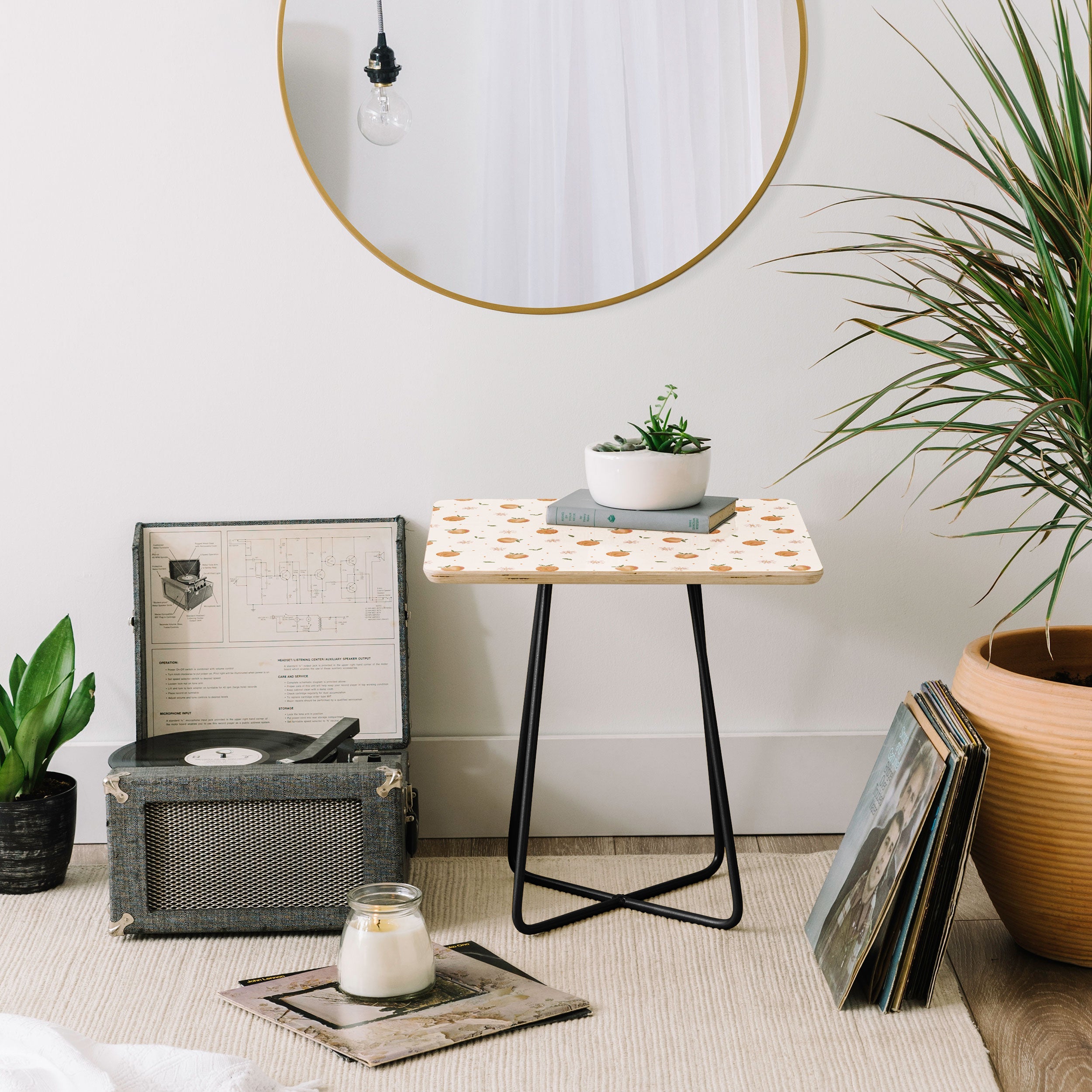 Menina Lisboa Spring Peaches Side Table