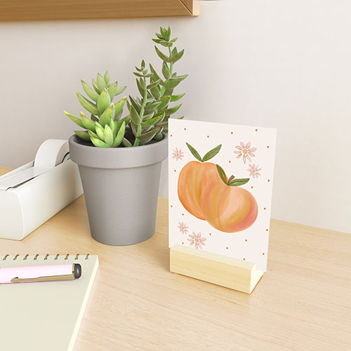 Menina Lisboa Spring Peaches Mini Art Print