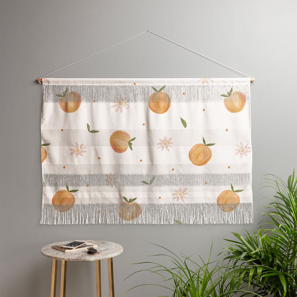 Menina Lisboa Spring Peaches Wall Hanging Landscape