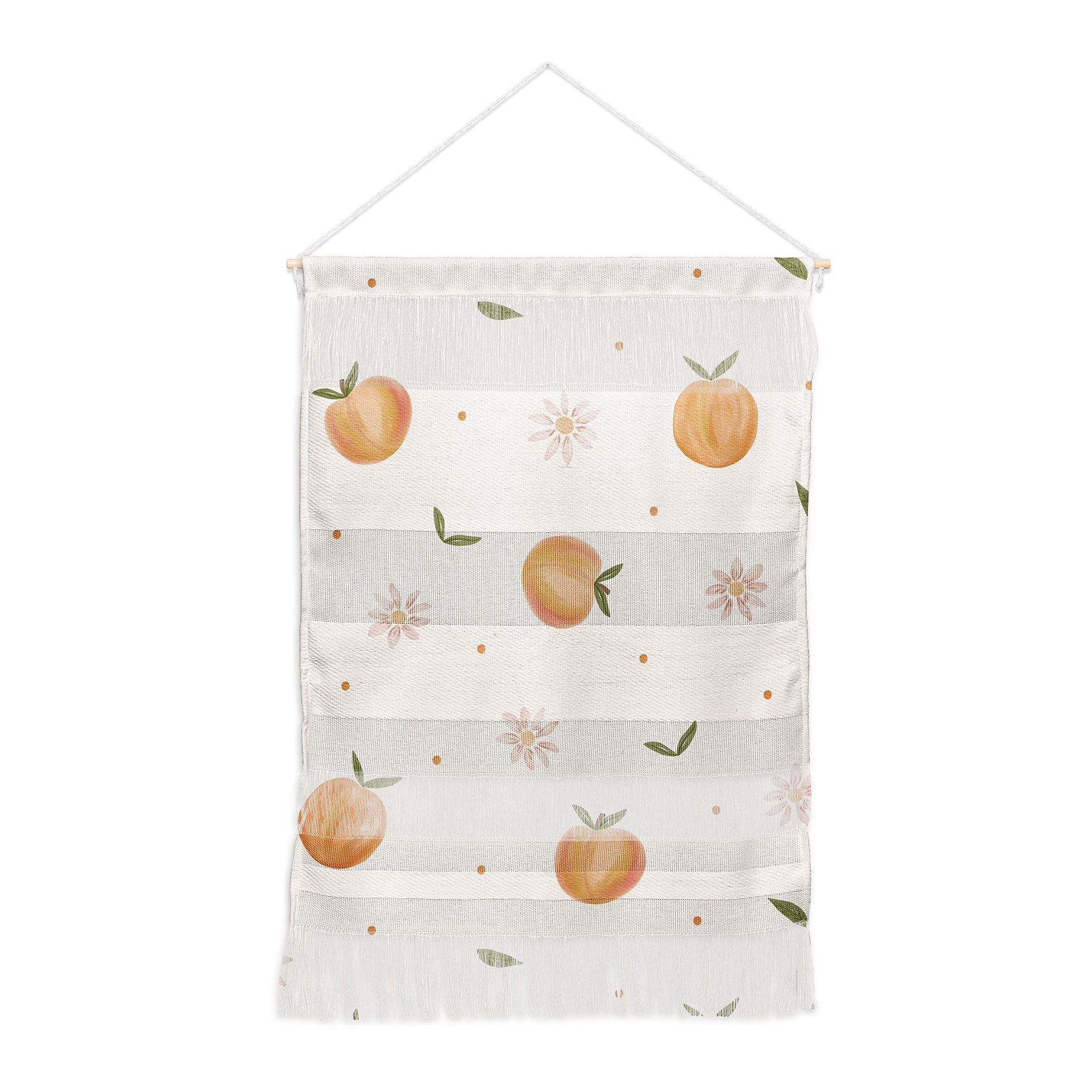 Menina Lisboa Spring Peaches Wall Hanging Portrait