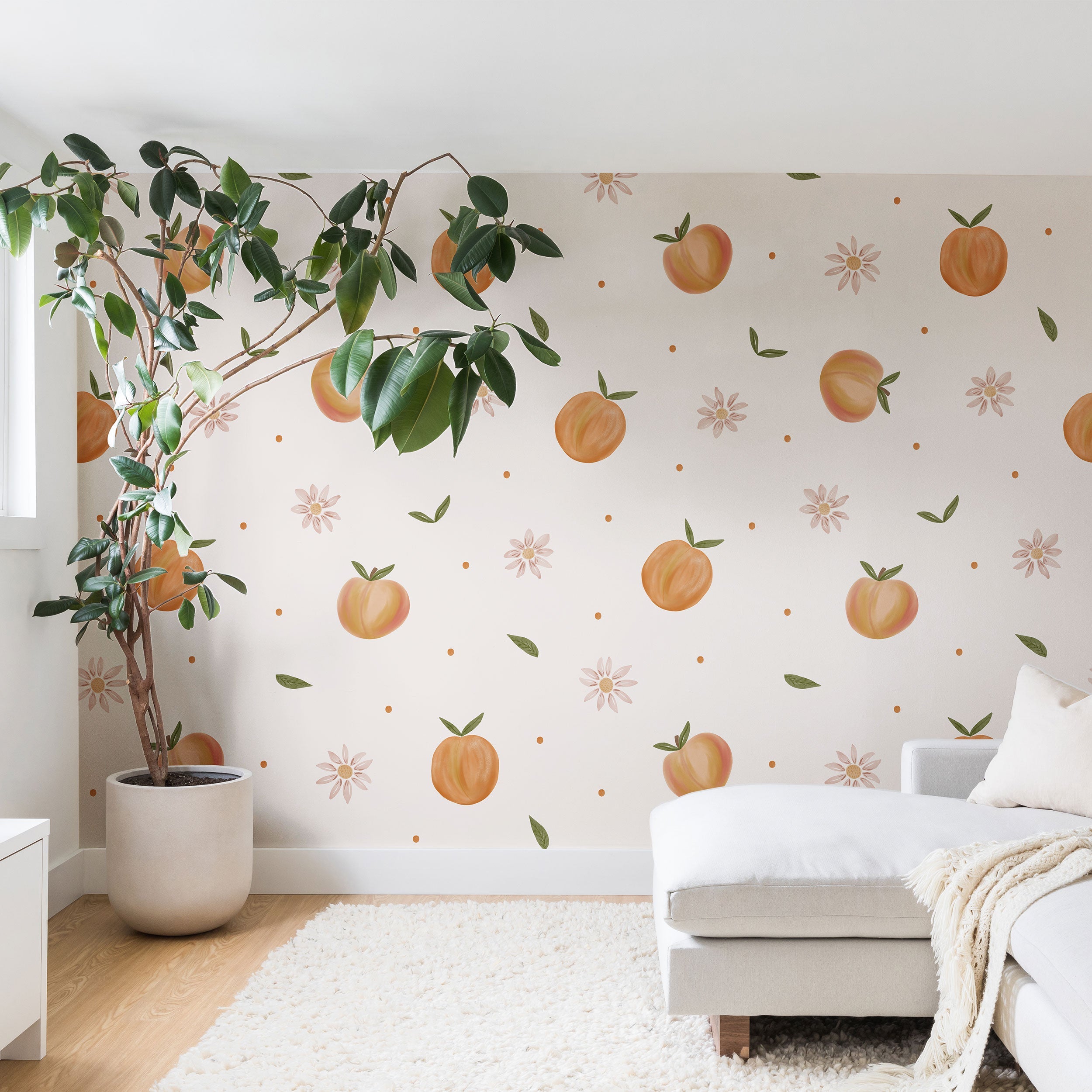Menina Lisboa Spring Peaches Wall Mural