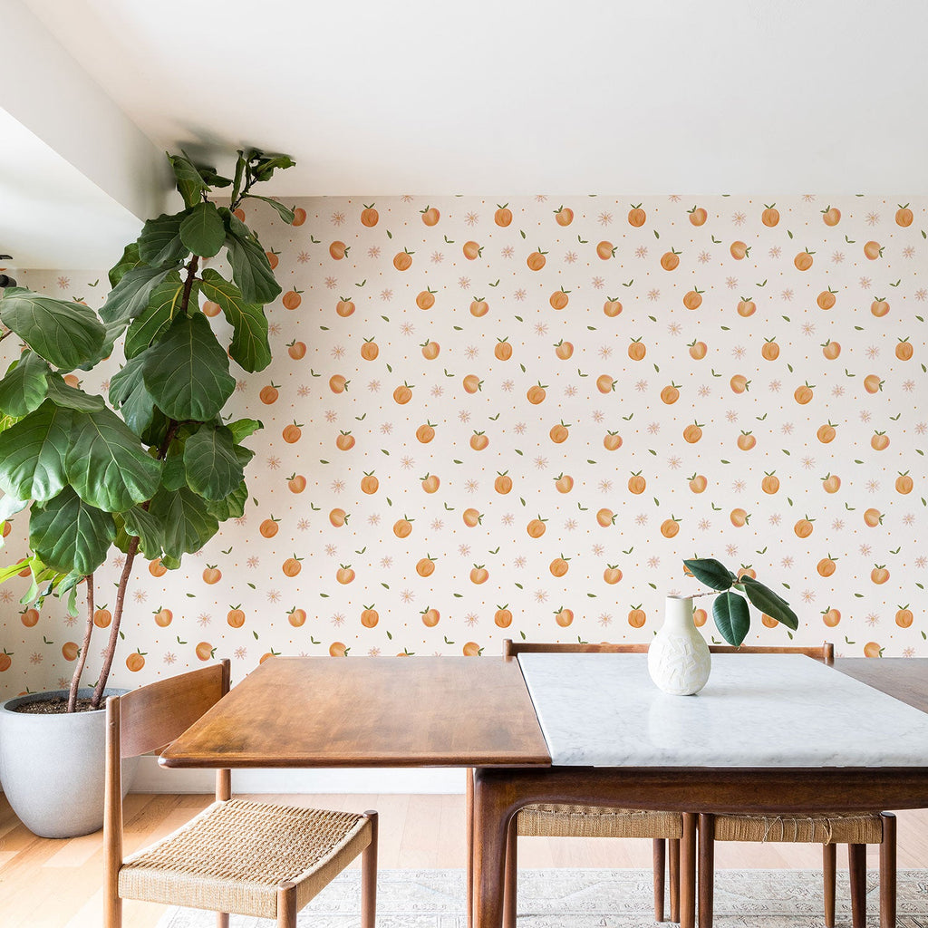 Menina Lisboa Spring Peaches Wallpaper