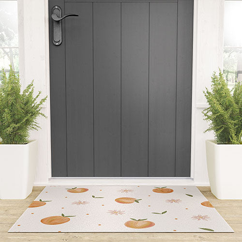 Menina Lisboa Spring Peaches Welcome Mat