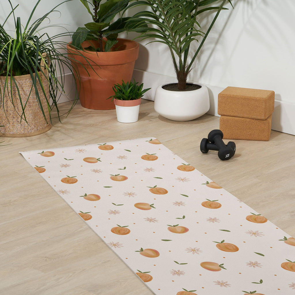 Menina Lisboa Spring Peaches Yoga Mat