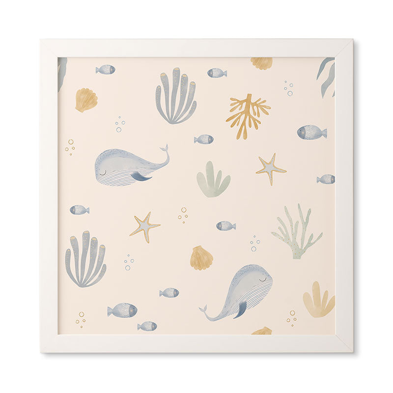 Menina Lisboa Under the Deep Sea Framed Wall Art