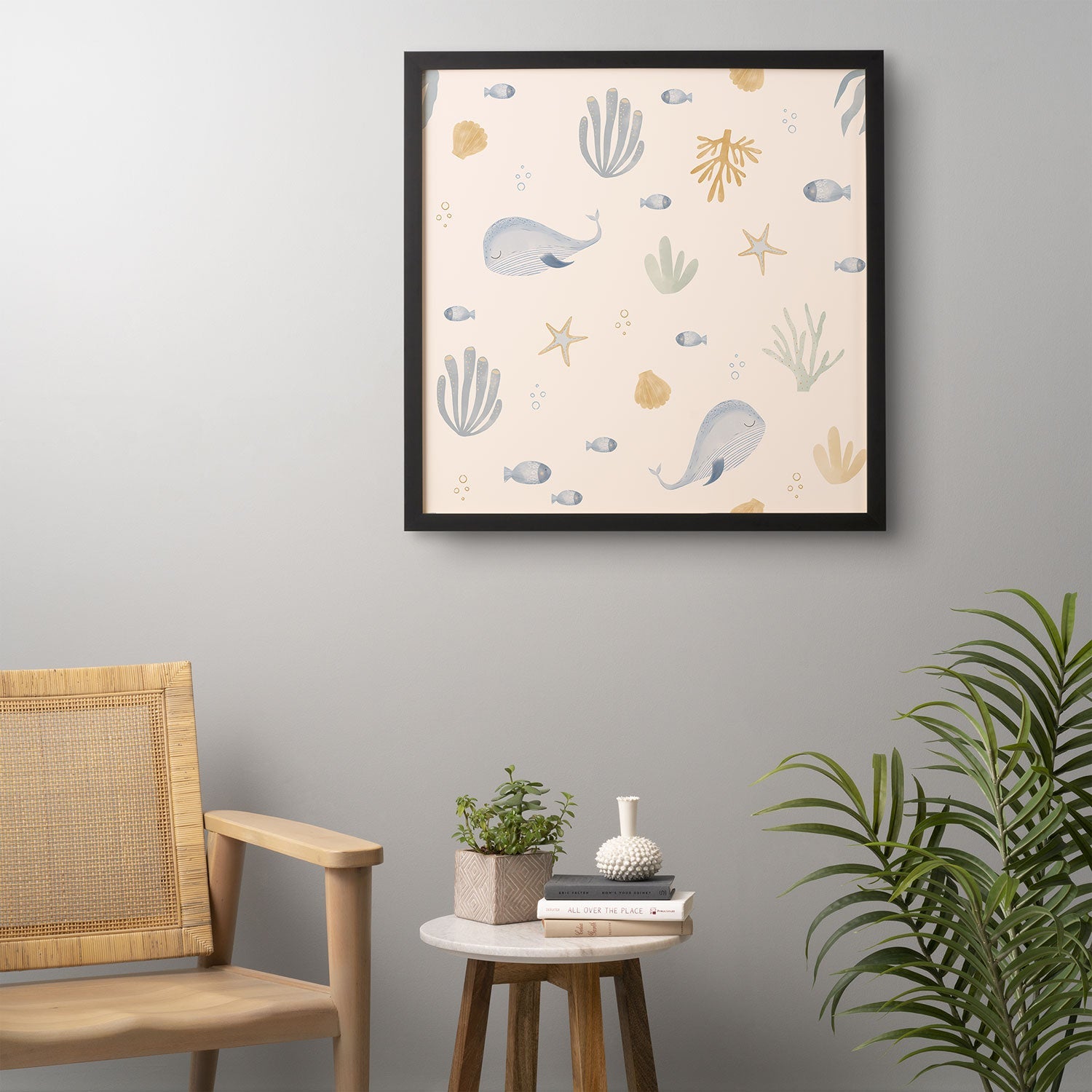 Menina Lisboa Under the Deep Sea Framed Wall Art
