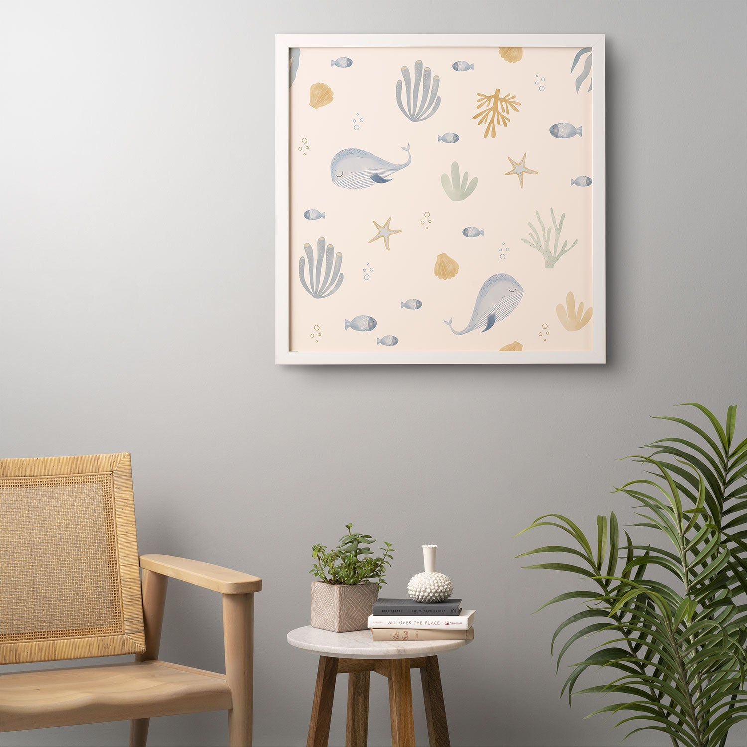 Menina Lisboa Under the Deep Sea Framed Wall Art