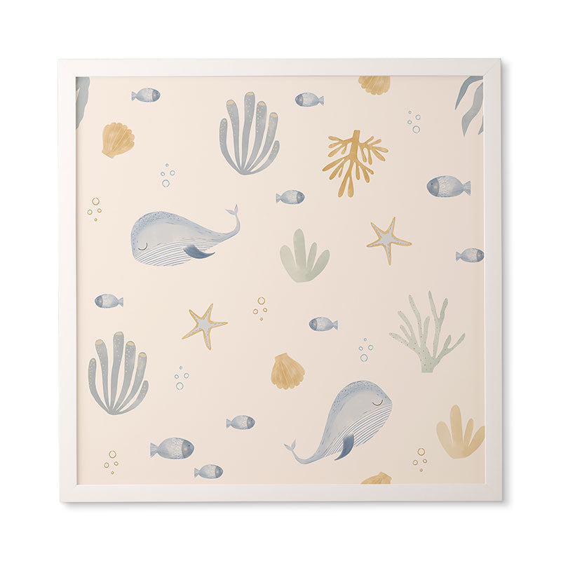 Menina Lisboa Under the Deep Sea Framed Wall Art