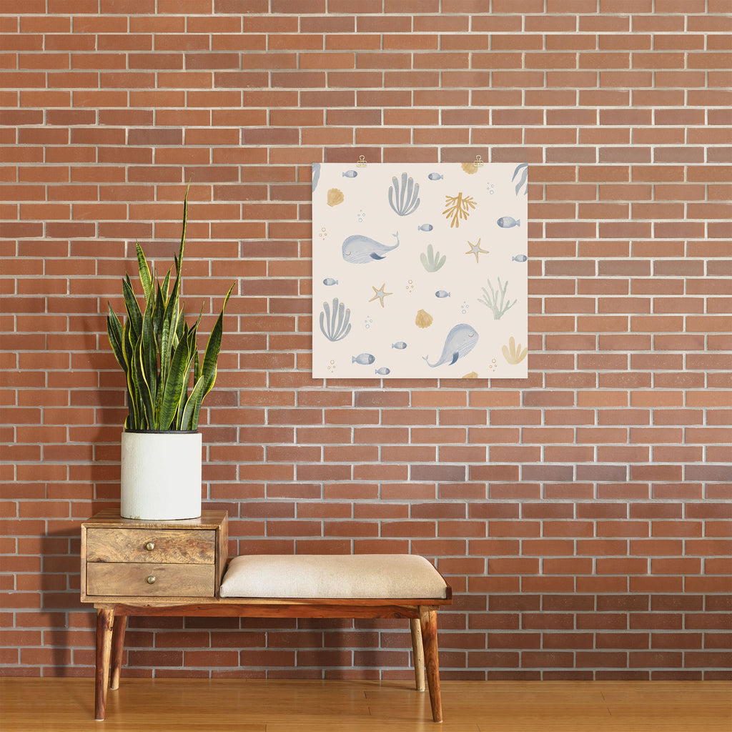 Menina Lisboa Under the Deep Sea Art Print