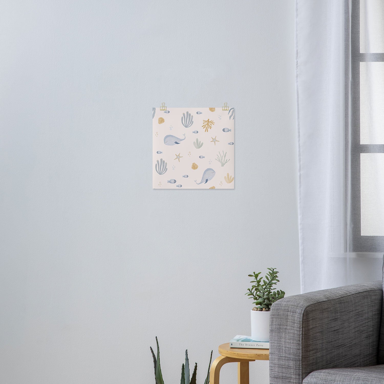 Menina Lisboa Under the Deep Sea Art Print