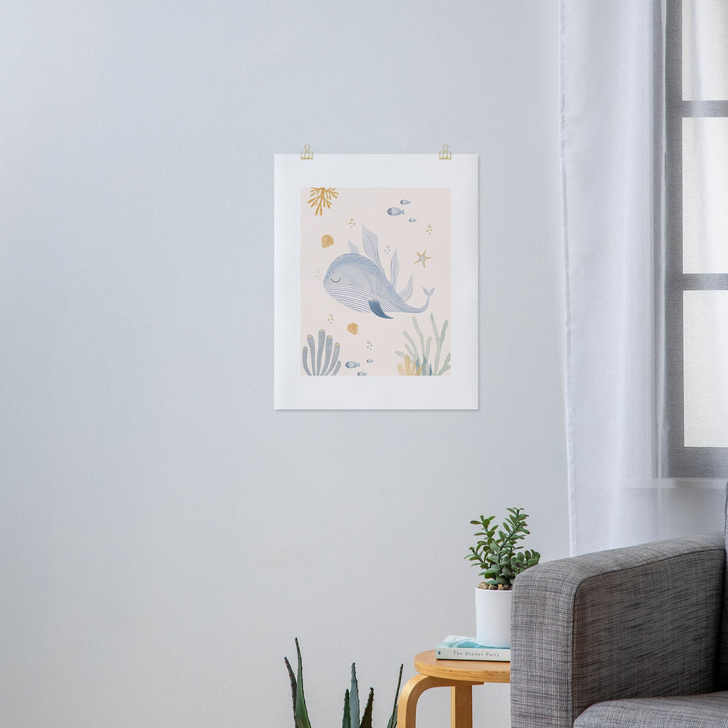 Menina Lisboa Under the Deep Sea Art Print