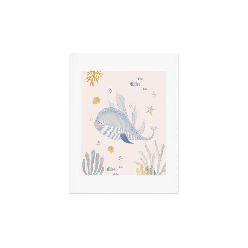 Menina Lisboa Under the Deep Sea Art Print