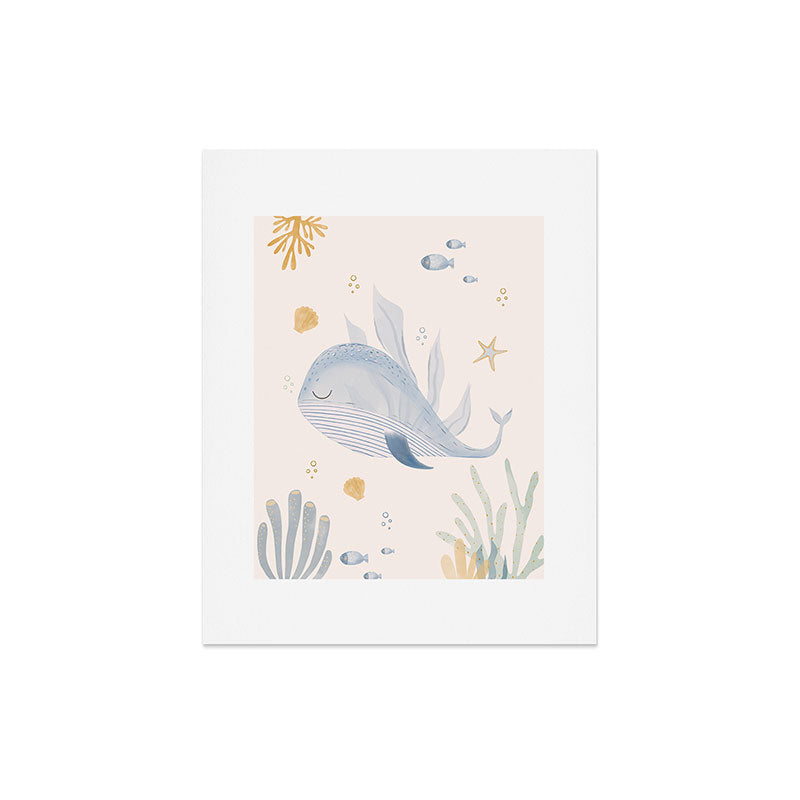 Menina Lisboa Under the Deep Sea Art Print