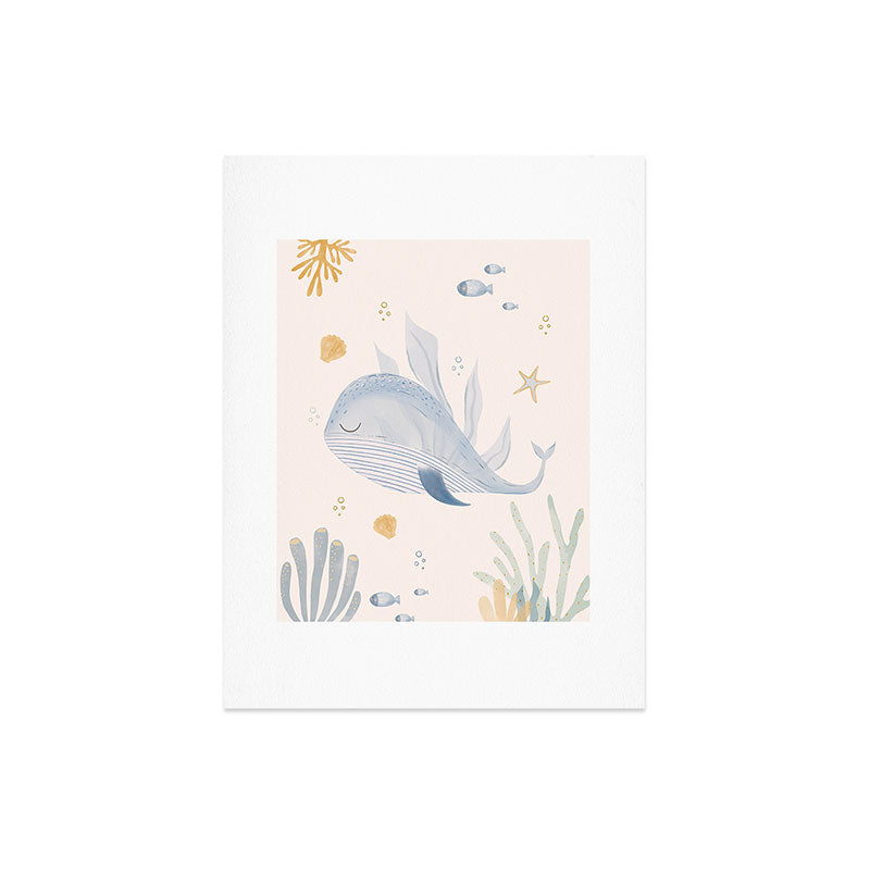 Menina Lisboa Under the Deep Sea Art Print