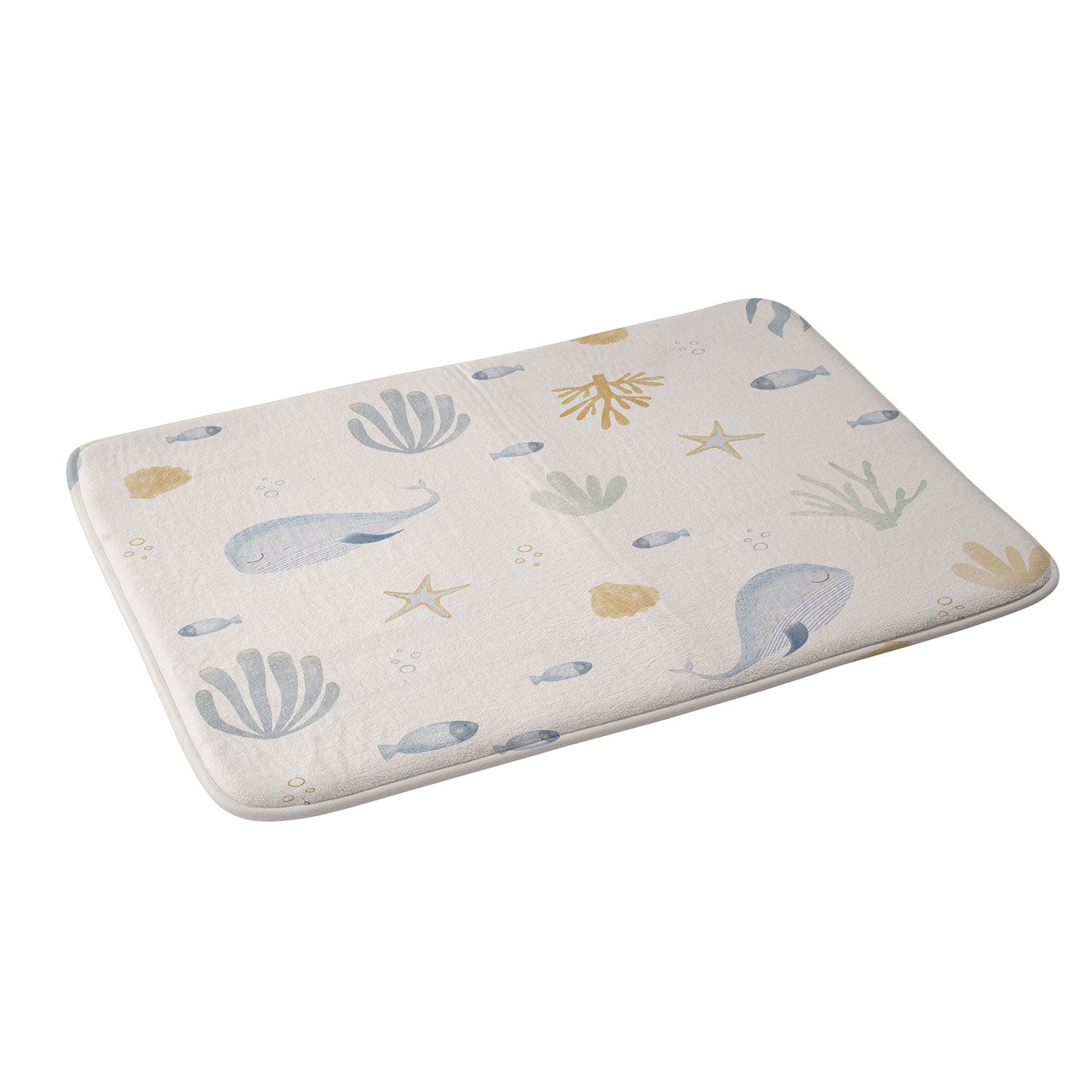 Menina Lisboa Under the Deep Sea Memory Foam Bath Mat