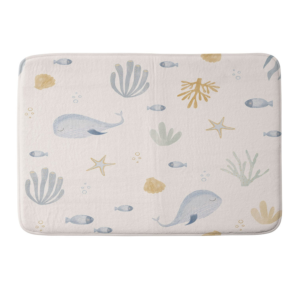 Menina Lisboa Under the Deep Sea Memory Foam Bath Mat