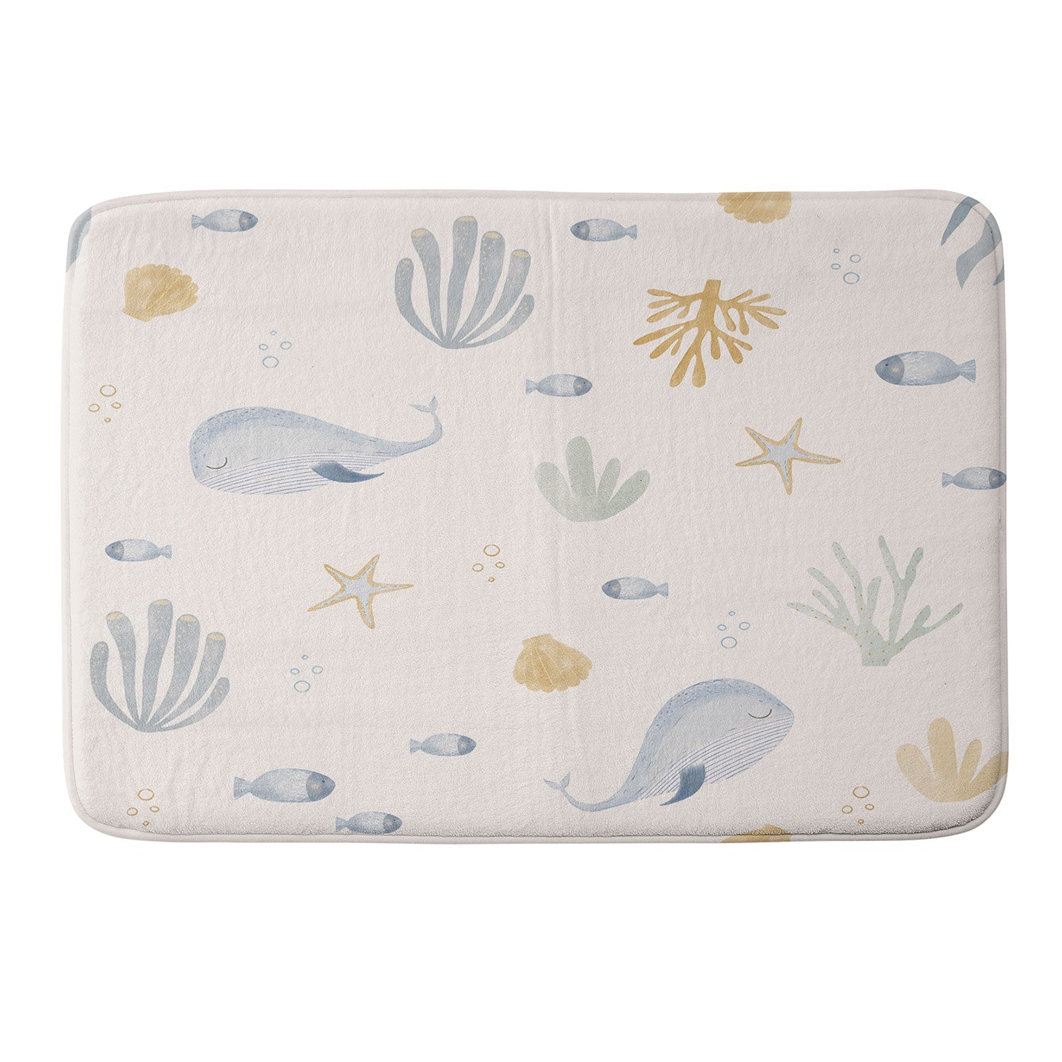 Menina Lisboa Under the Deep Sea Memory Foam Bath Mat