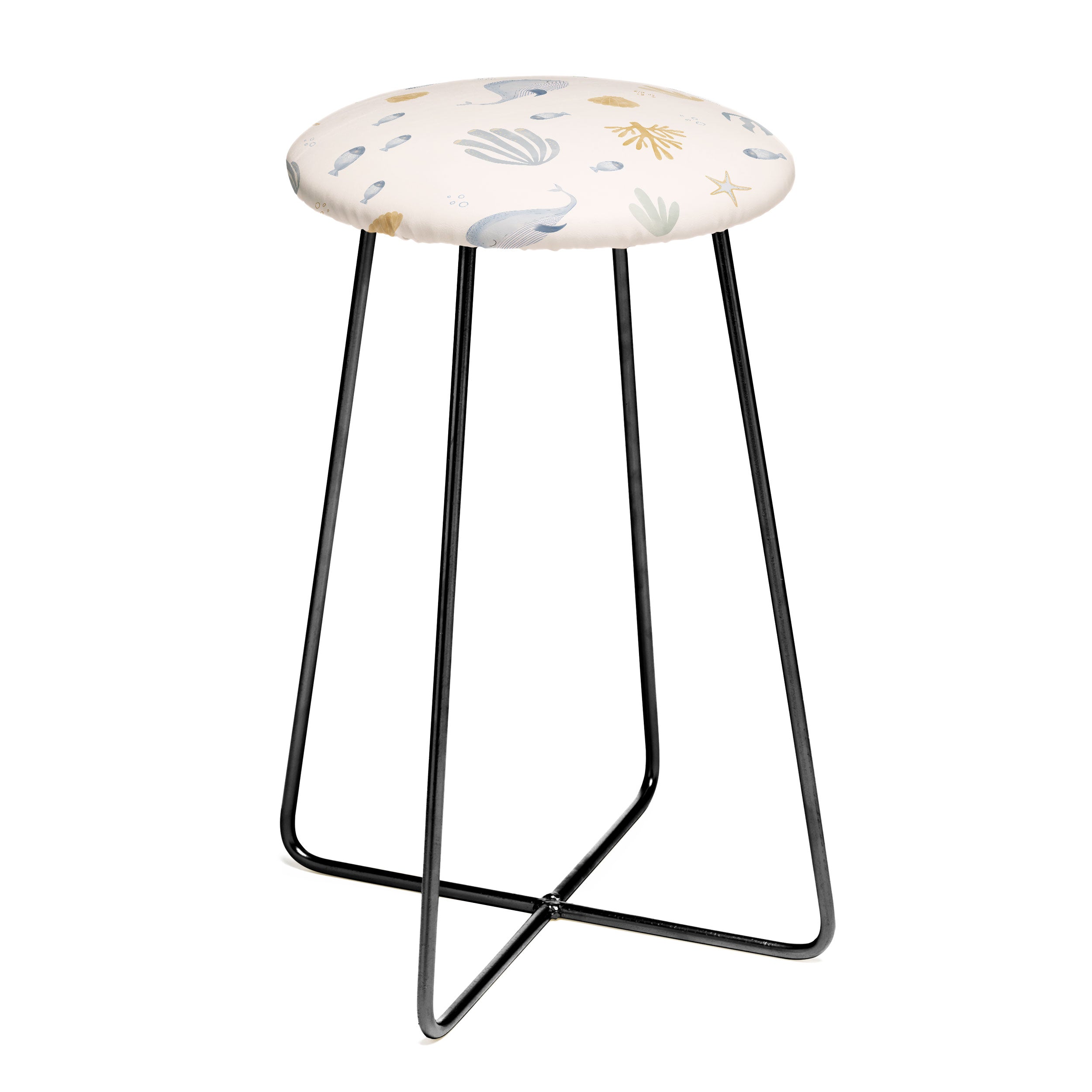 Menina Lisboa Under the Deep Sea Counter Stool